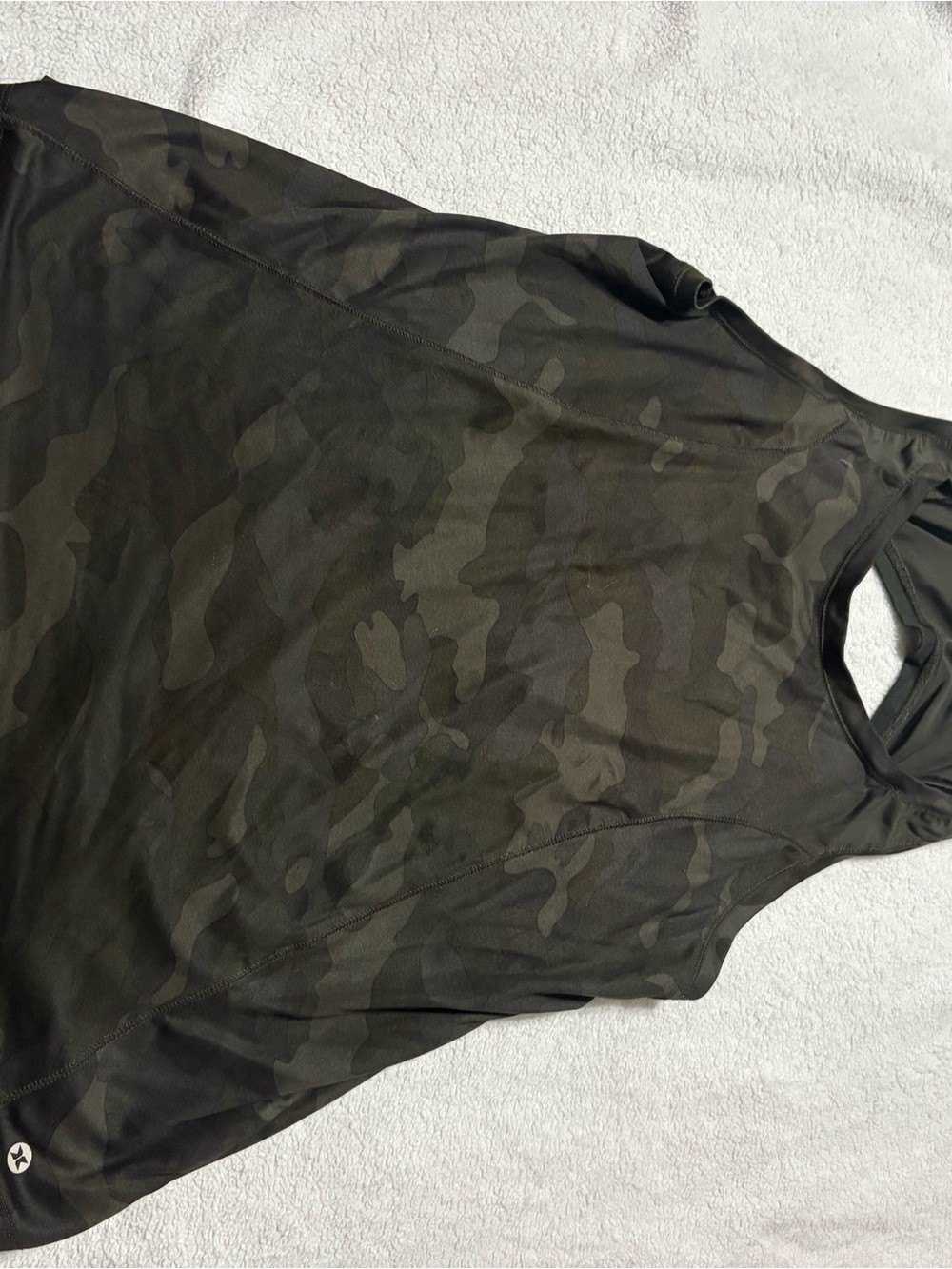 RBX Women’s Dark Green Camo Racerback Tank Top
